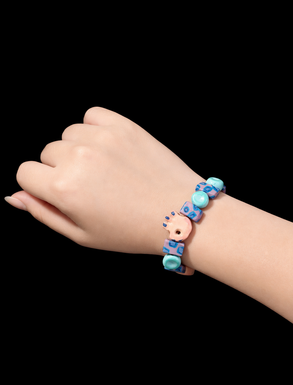 Fresh Manicure — Hand-Sculpted Clay Bracelet