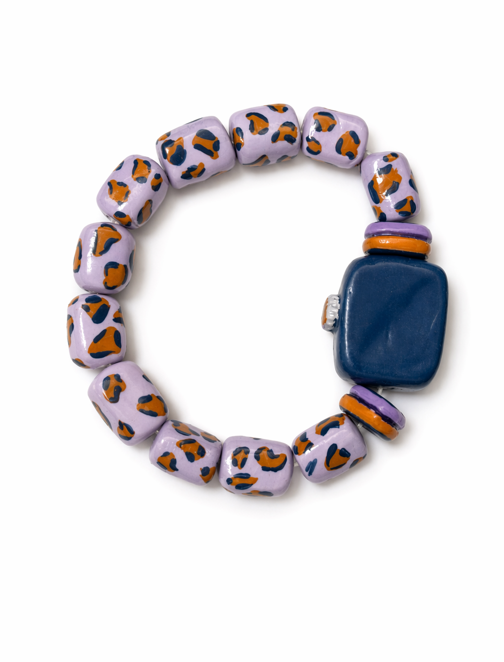 The Watch That Doesn't Tick — Hand-Sculpted Clay Bracelet