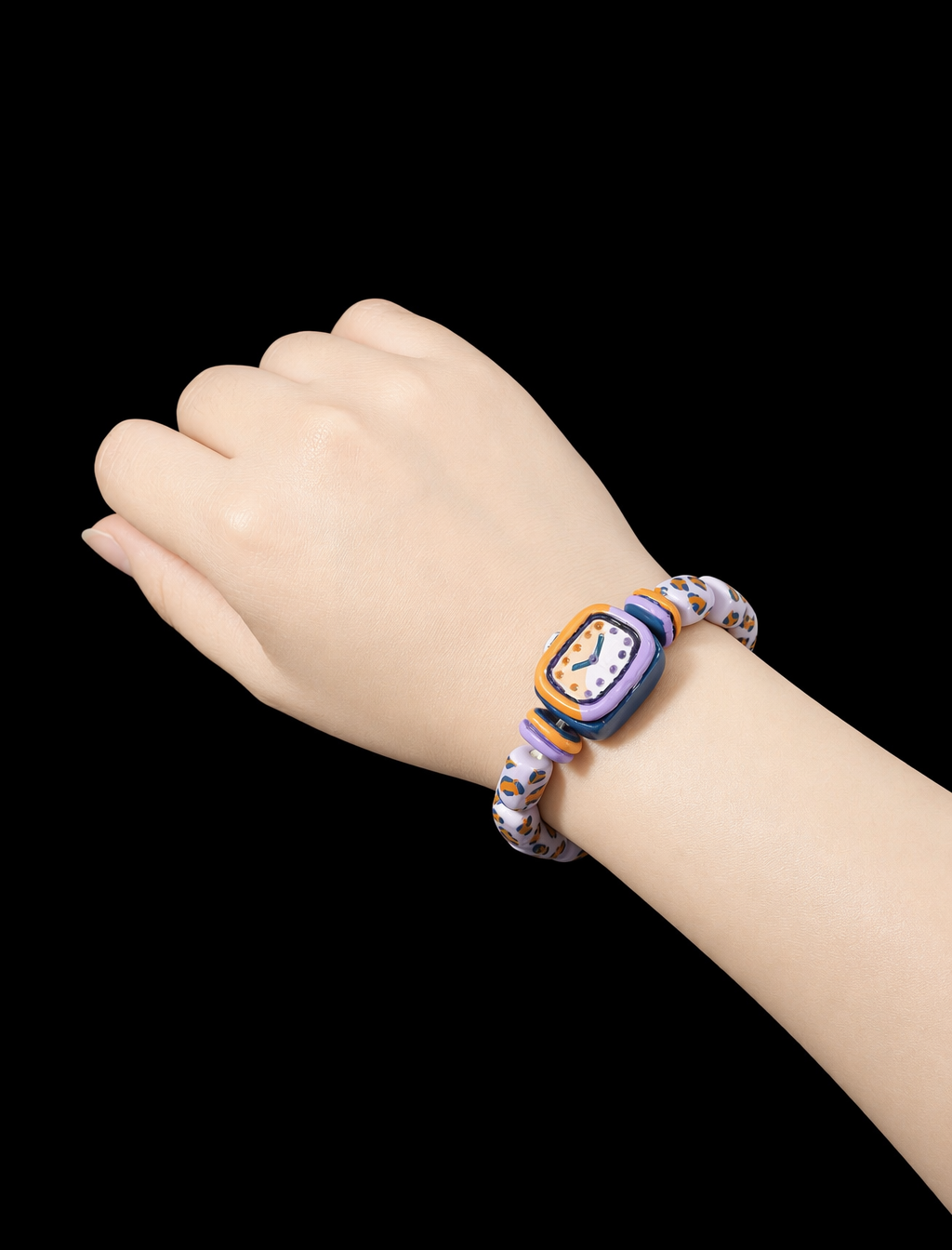 The Watch That Doesn't Tick — Hand-Sculpted Clay Bracelet