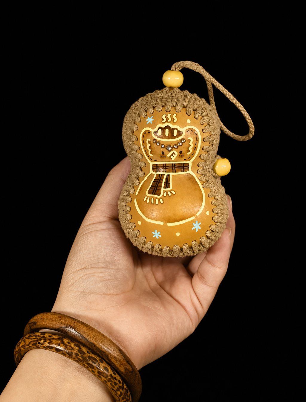 Snowman Elephant Gourd Locket