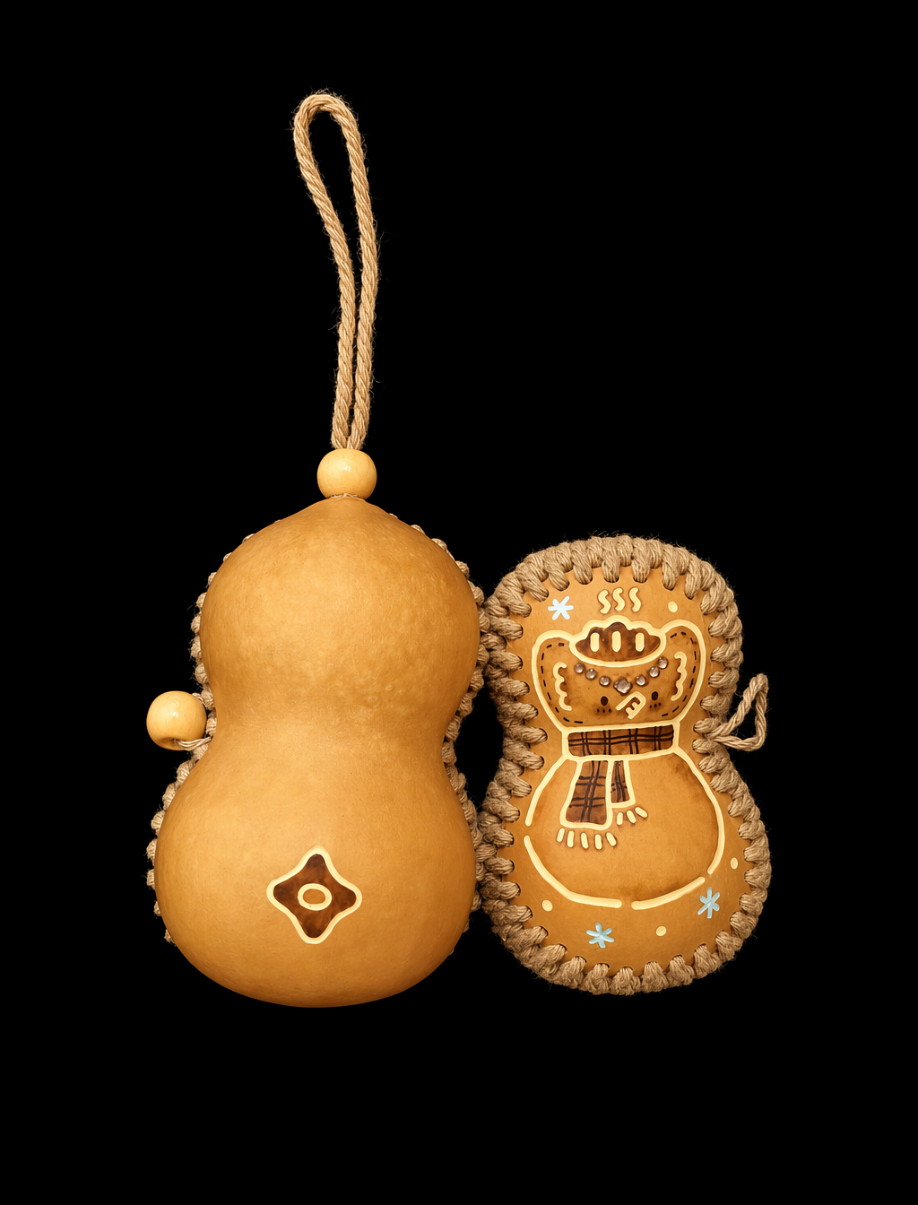 Snowman Elephant Gourd Locket