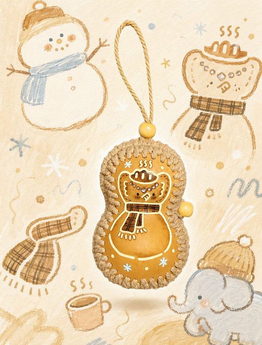 Snowman Elephant Gourd Locket