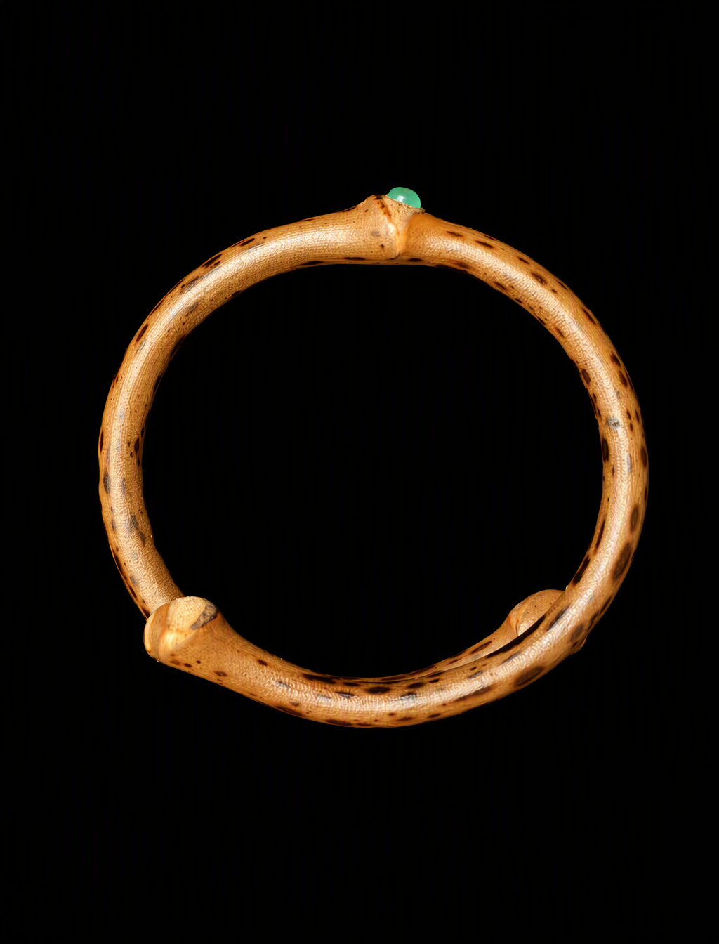 Leopard Bypass-Smilax Vine Bangle